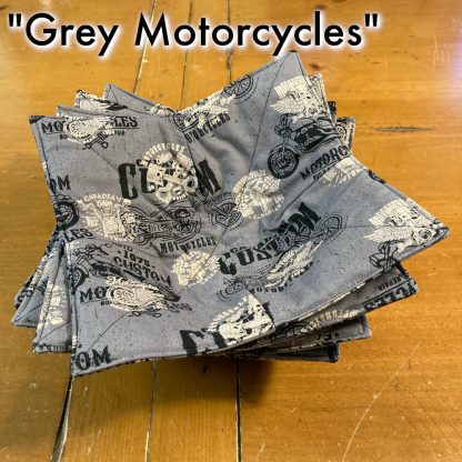 Bowl Buddies - Grey Motorcycles - Stacked
