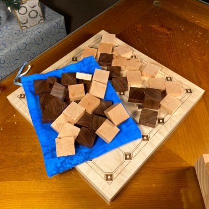 Game - Tak - Board with Bag and Pieces