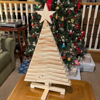 Wooden Christmas Tree - Large - ZigZag
