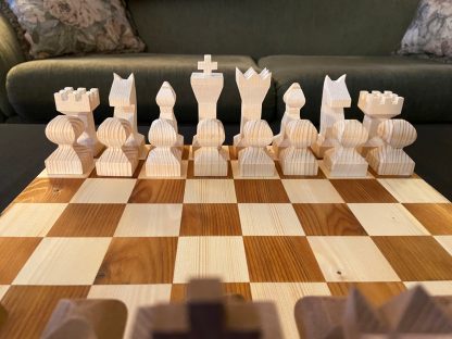 Chess Set - White Pieces - Face On