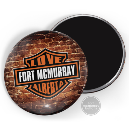 Fort McMurray Button - Magnet