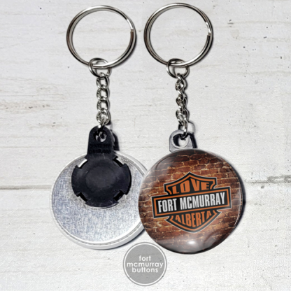 Fort McMurray Button - Keychain